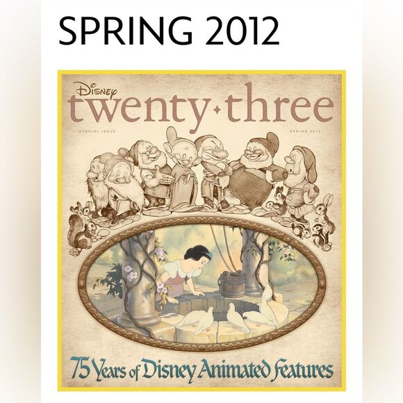 Disney twenty three special edition 75 Years of Disney Animation spring 2012 New - Picture 1 of 15